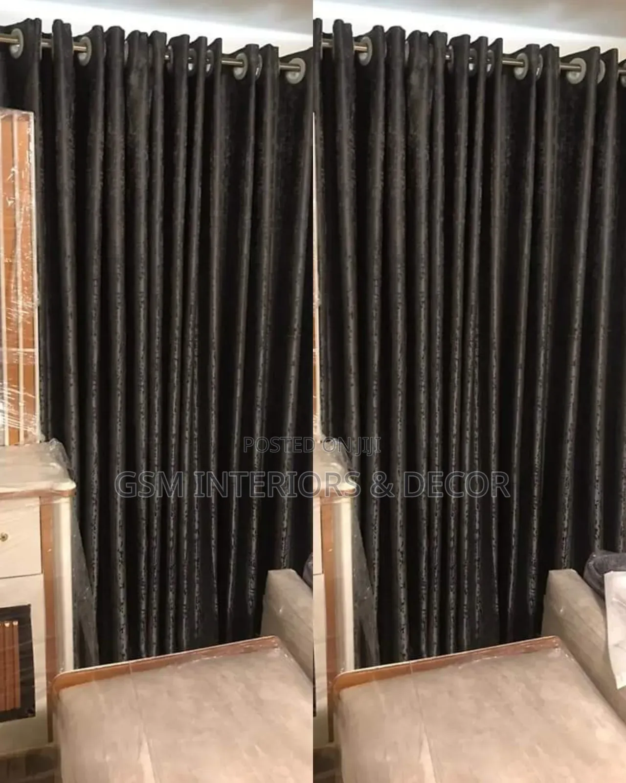 Black Out Black Curtains Perfect for Bedrooms