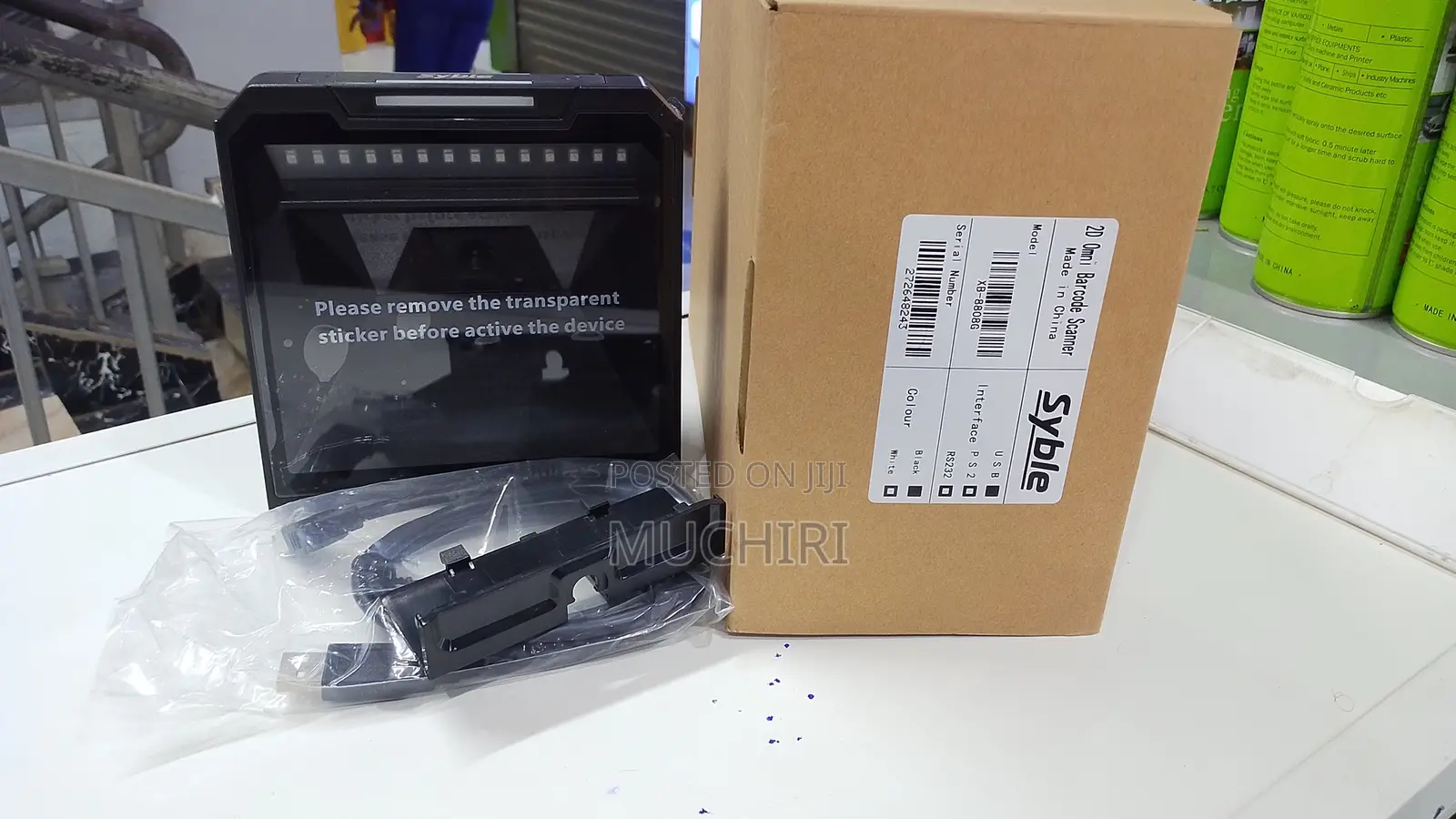 1d/2d Table Mount Barcode Scanner 8808h