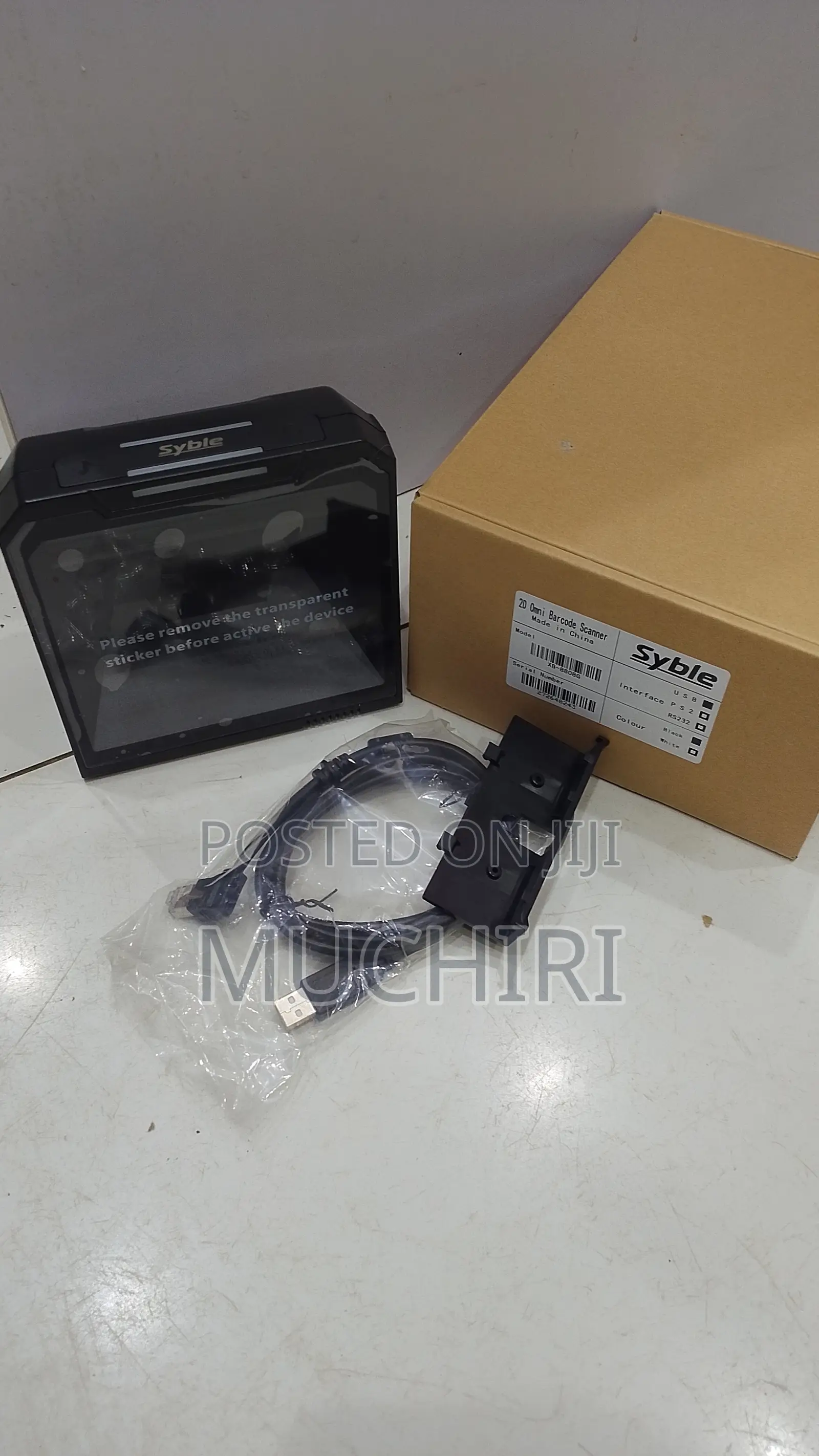 2d Desktop Barcode Scanner Table Mount Barcode Scanner