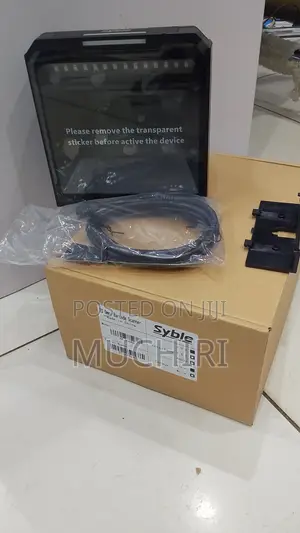 Table Mount Square Bar Code and Qr Code Scanner