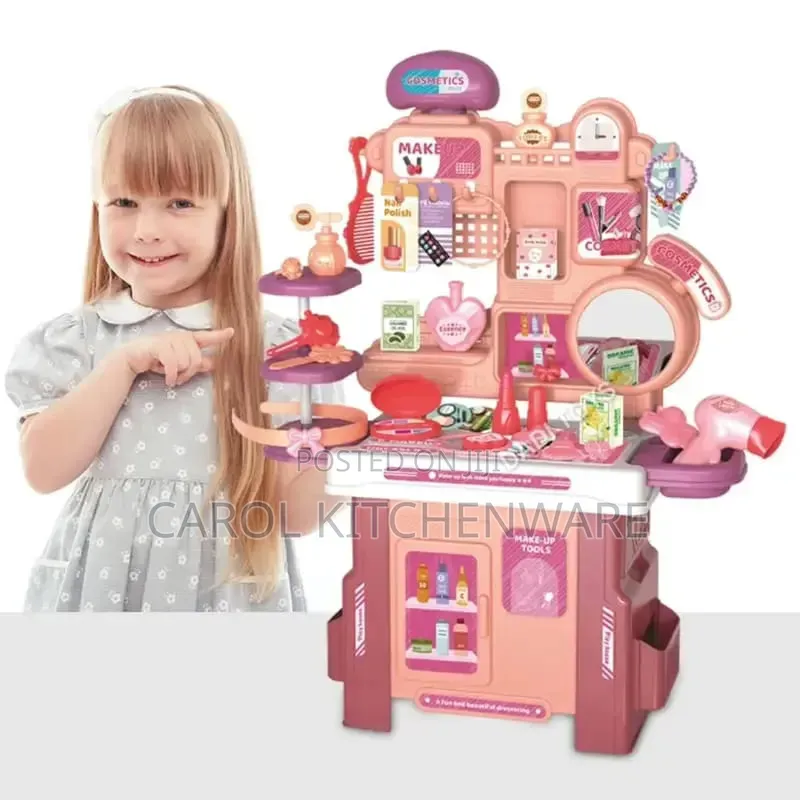 42 Pcs Kids Dressing Table Playset