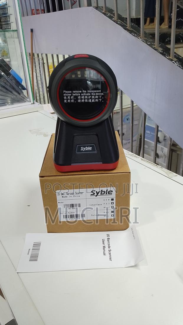 Xb-8602 2d Barcode Scanner Table Mount Round