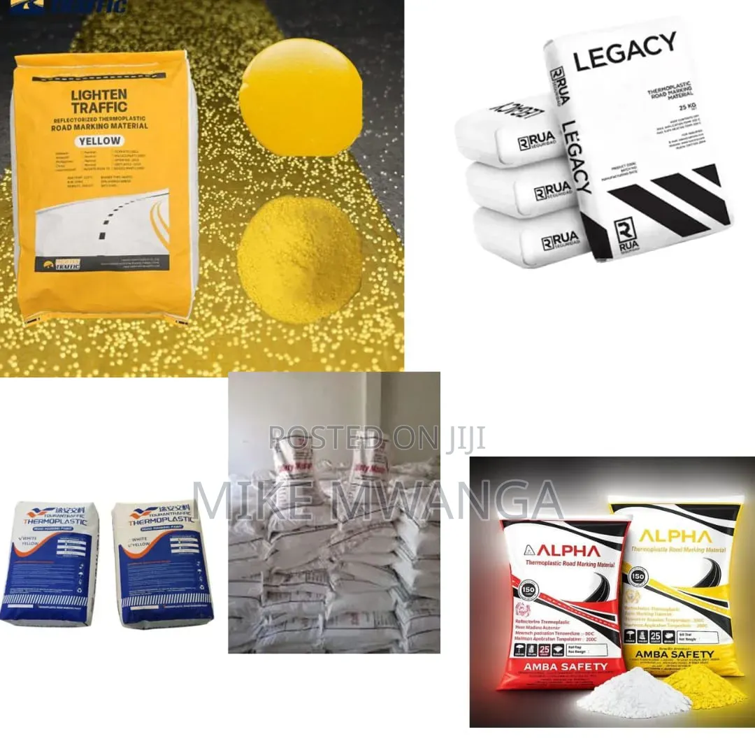 Skid Resistant Thermoplastic Road Making Paint