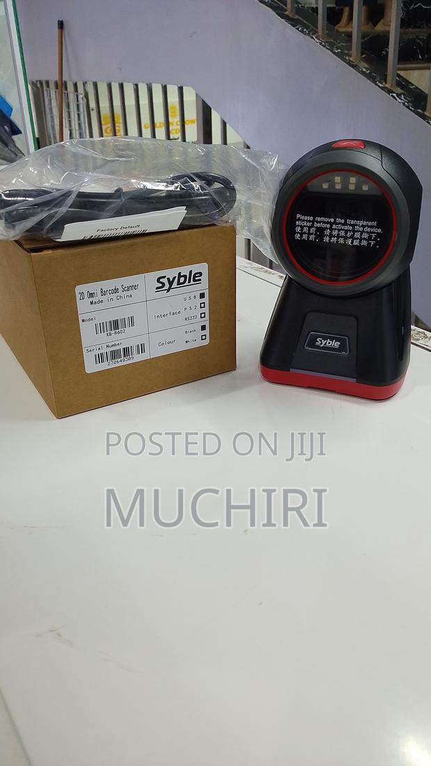 Table Mount Bar Code Scanner Round 2d Xb 8602 - main view