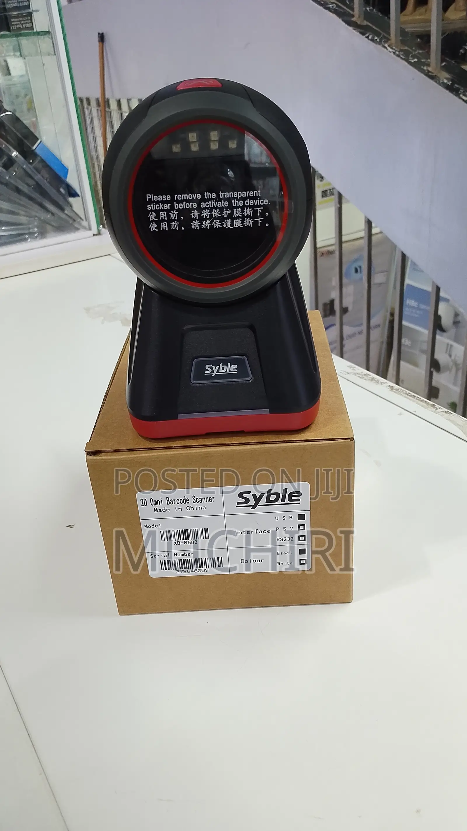 Round Table Mount Xb8602 Barcode Scanner
