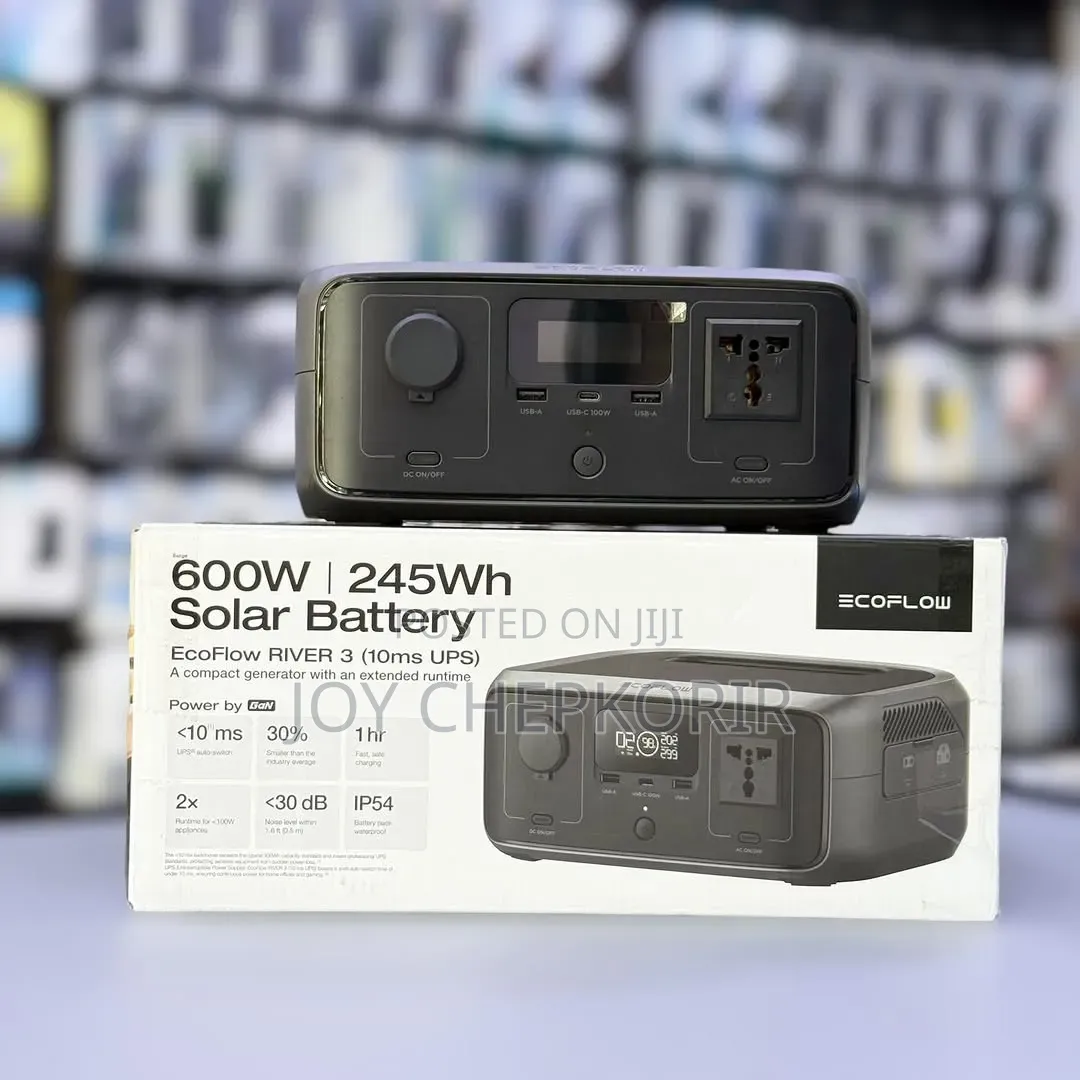 Ecoflow River 3 (245wh / 600w) Portable Power Station