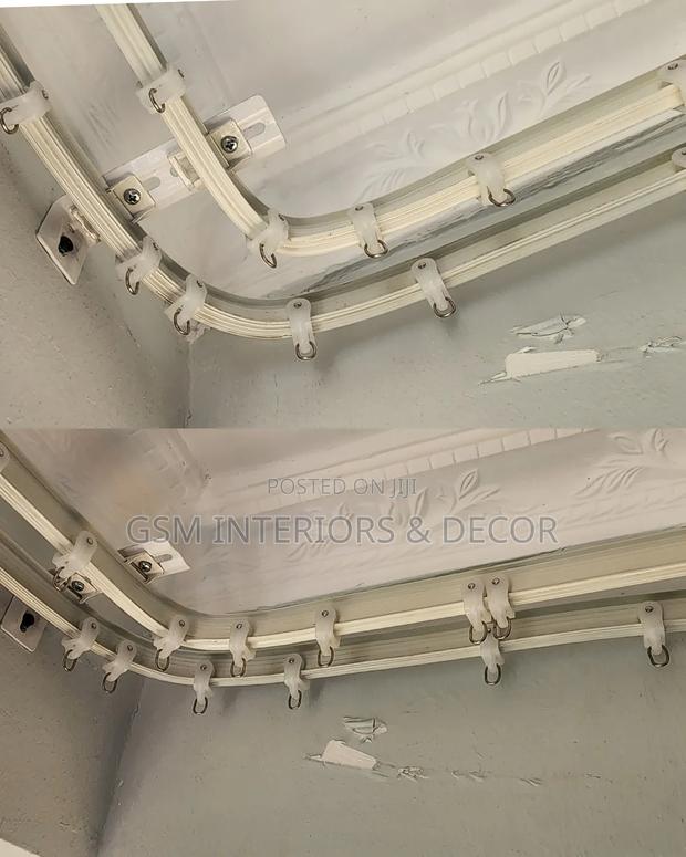 Aluminium Bendable Curtain Rails With Smooth Bends