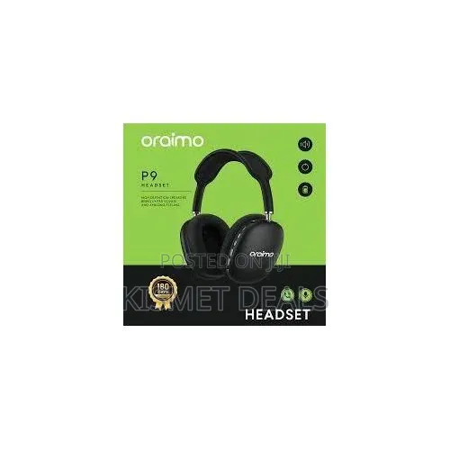 Oraimo P9 Wireless Bluetooth Headphones With Microphone Noise Cancel