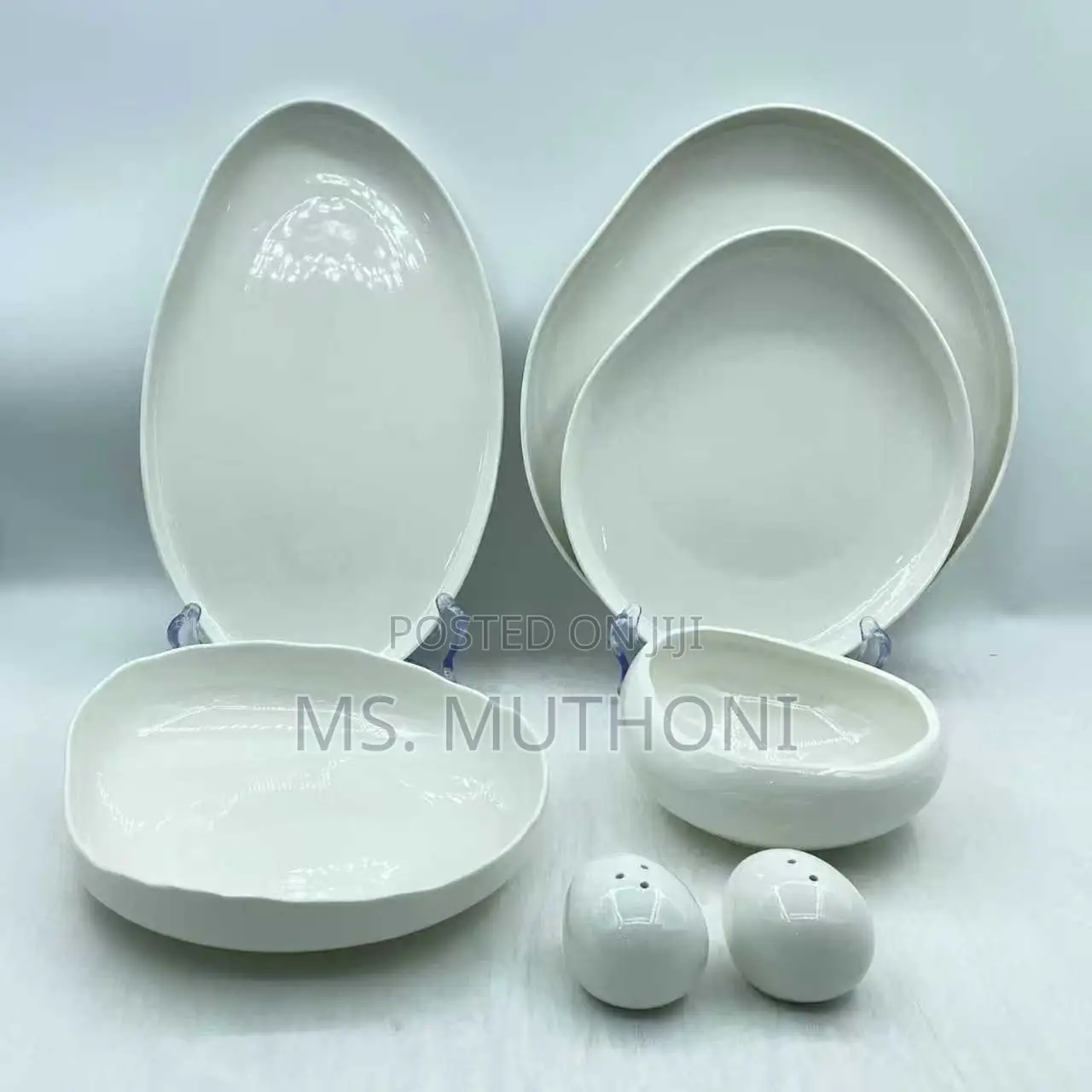 Large Set (39 PCS Dinner Set )Modern European Double Glaze Porcelain