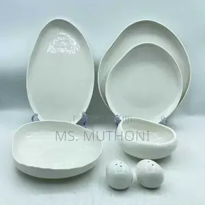 Large Set (39 PCS Dinner Set )Modern European Double Glaze Porcelain