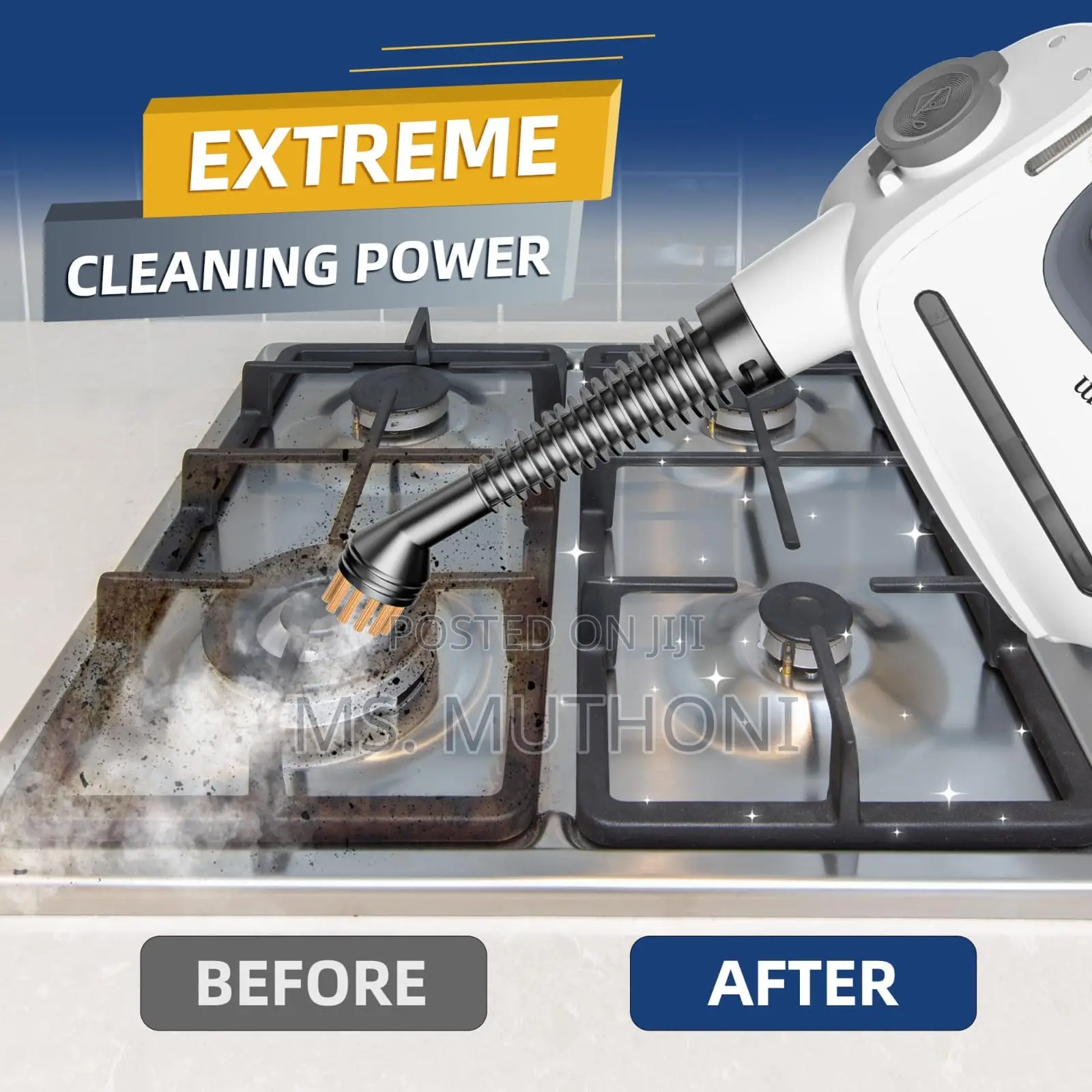 1350w Winning Star Handheld Steam Cleaner(15 PCS Accessories)