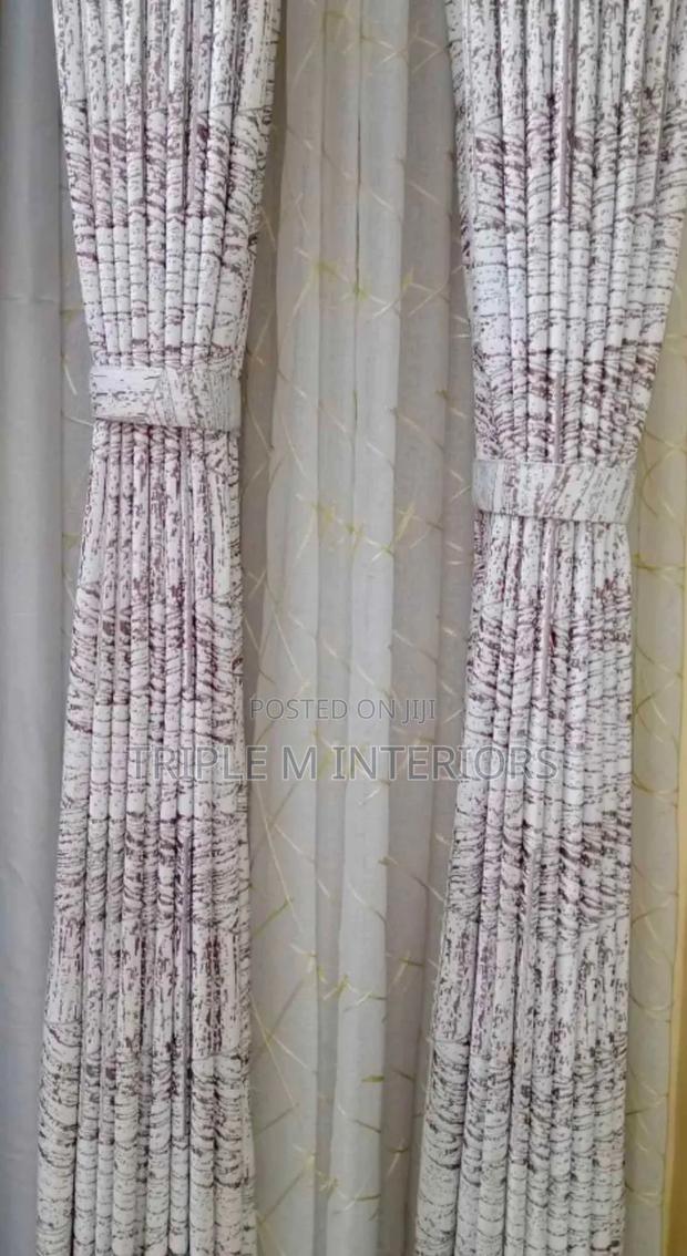Luxurious Modern Silk Curtains Fabric