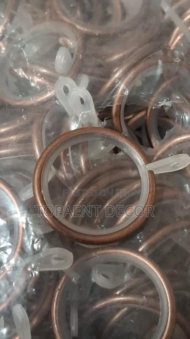 Bronze/, Brown, Strong and Durable Curtain Rod Rings