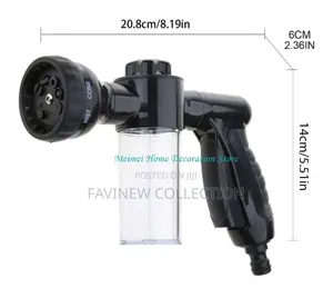 Portable Car Wash Gun Cleaning Tool Automatic Foam Spray
