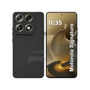 Case Soft Silicone Back Cover for Motorola Signature -Black