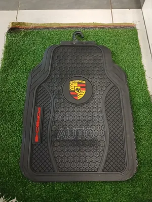 Porsche Car Rubber Floor Mat Heavy Duty Anti-Slip – Universal Fit