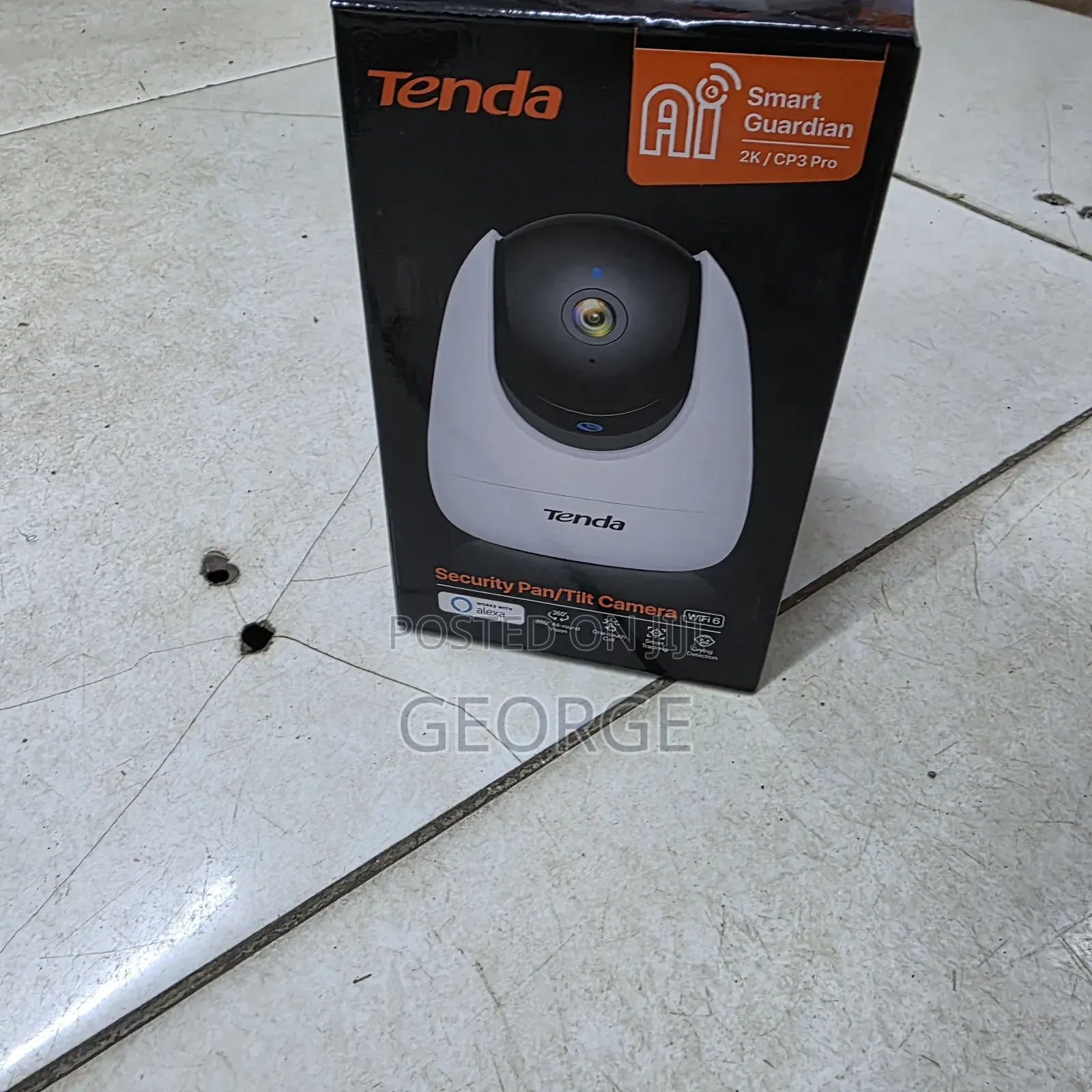 Tenda Cp3 Pro Smart 360° Home Security Camera