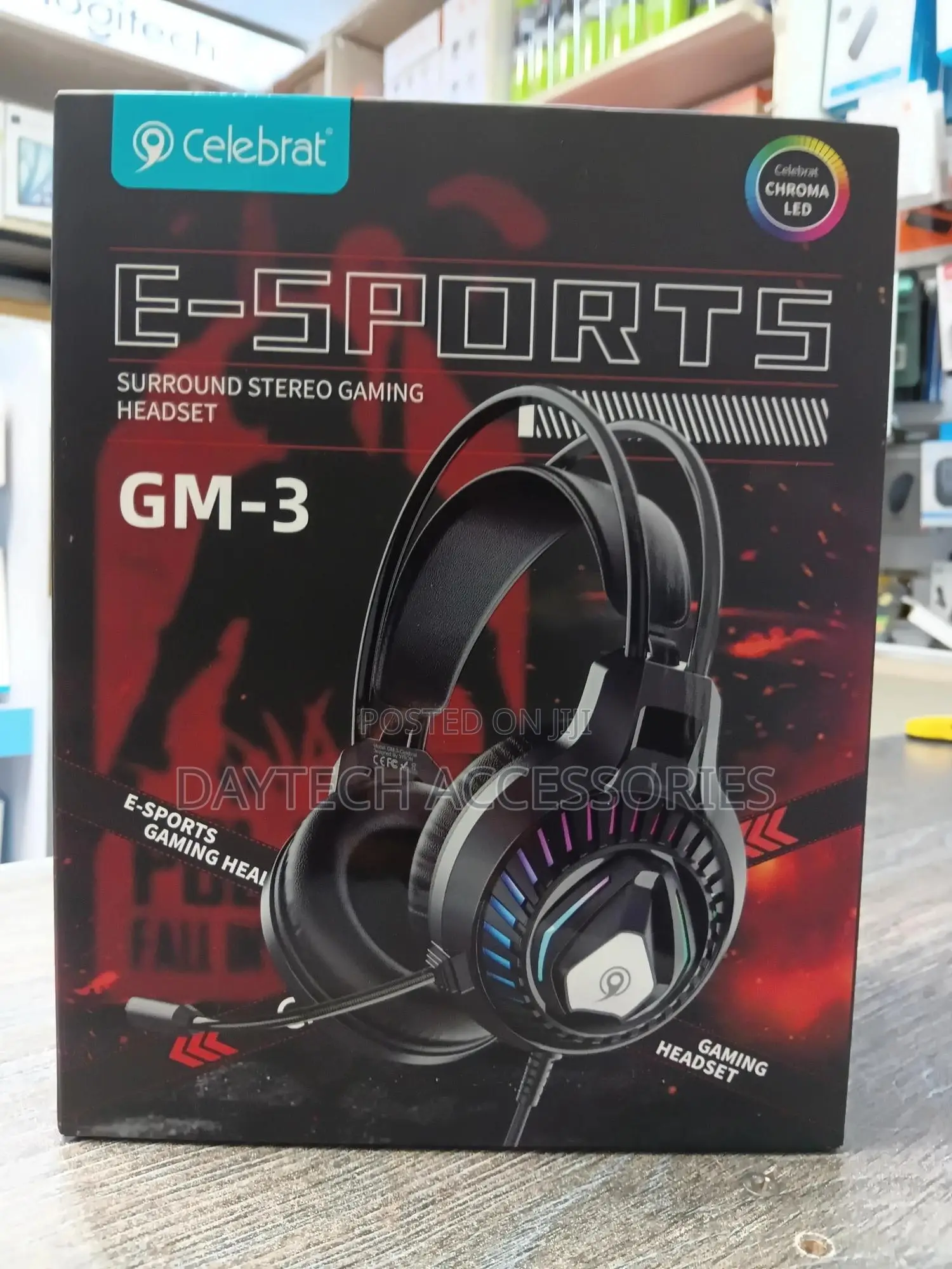 Celebrat Gm-3 E-Sports Gaming Headset With Surround Stereo
