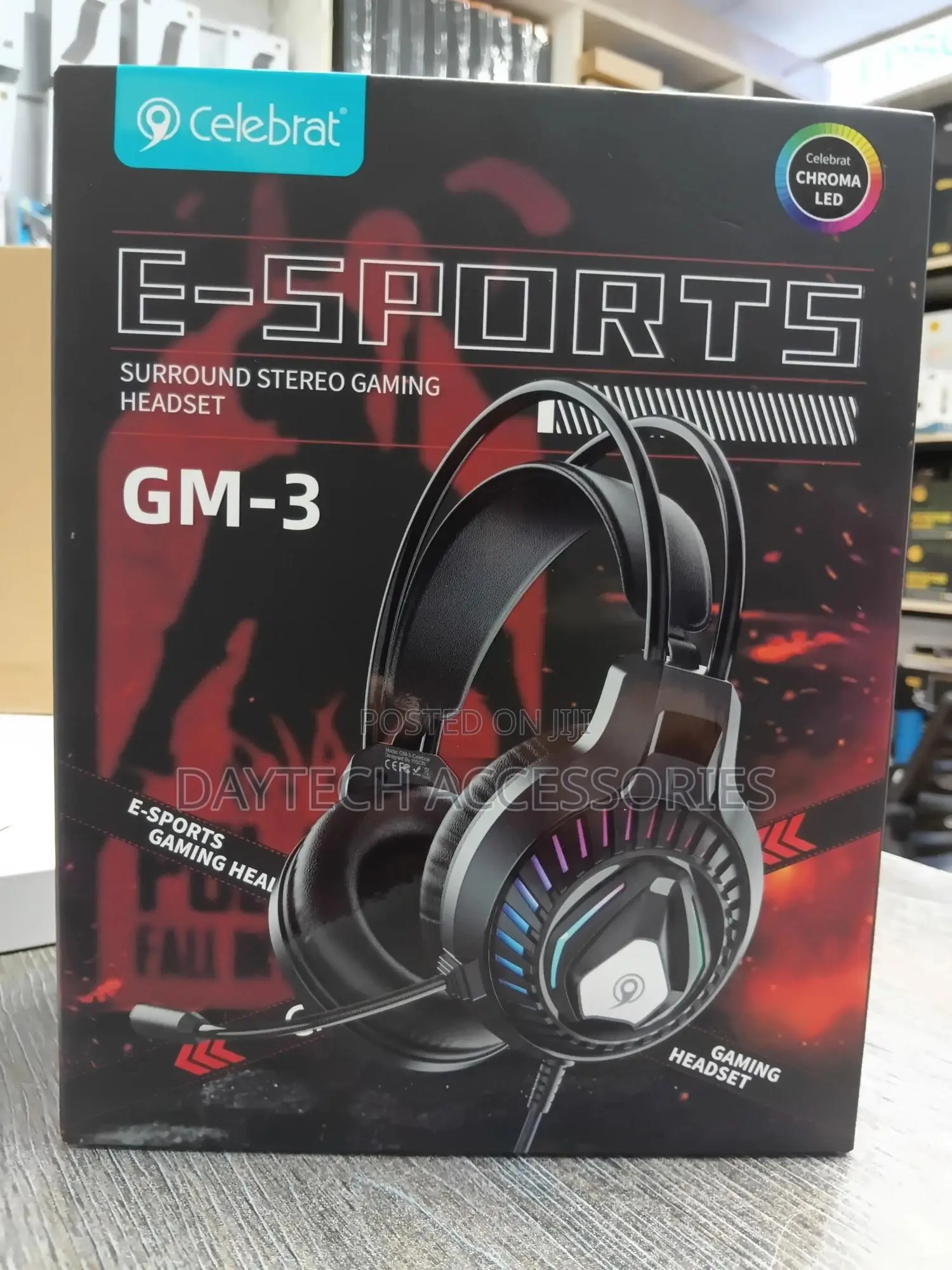 Celebrat Gm-3 E-Sports Gaming Headset With Surround Stereo