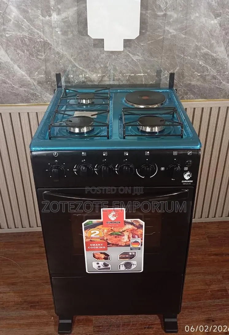 Euroken Smart Cooking Standing Cooker Features a 50×55 Cm Size