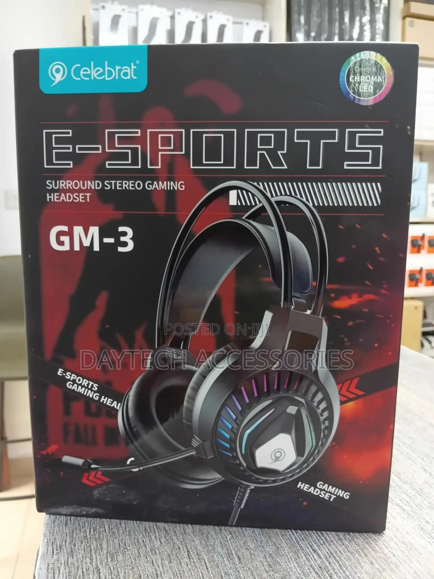 Celebrat Gm-3 Professional Gaming Headphone - Black