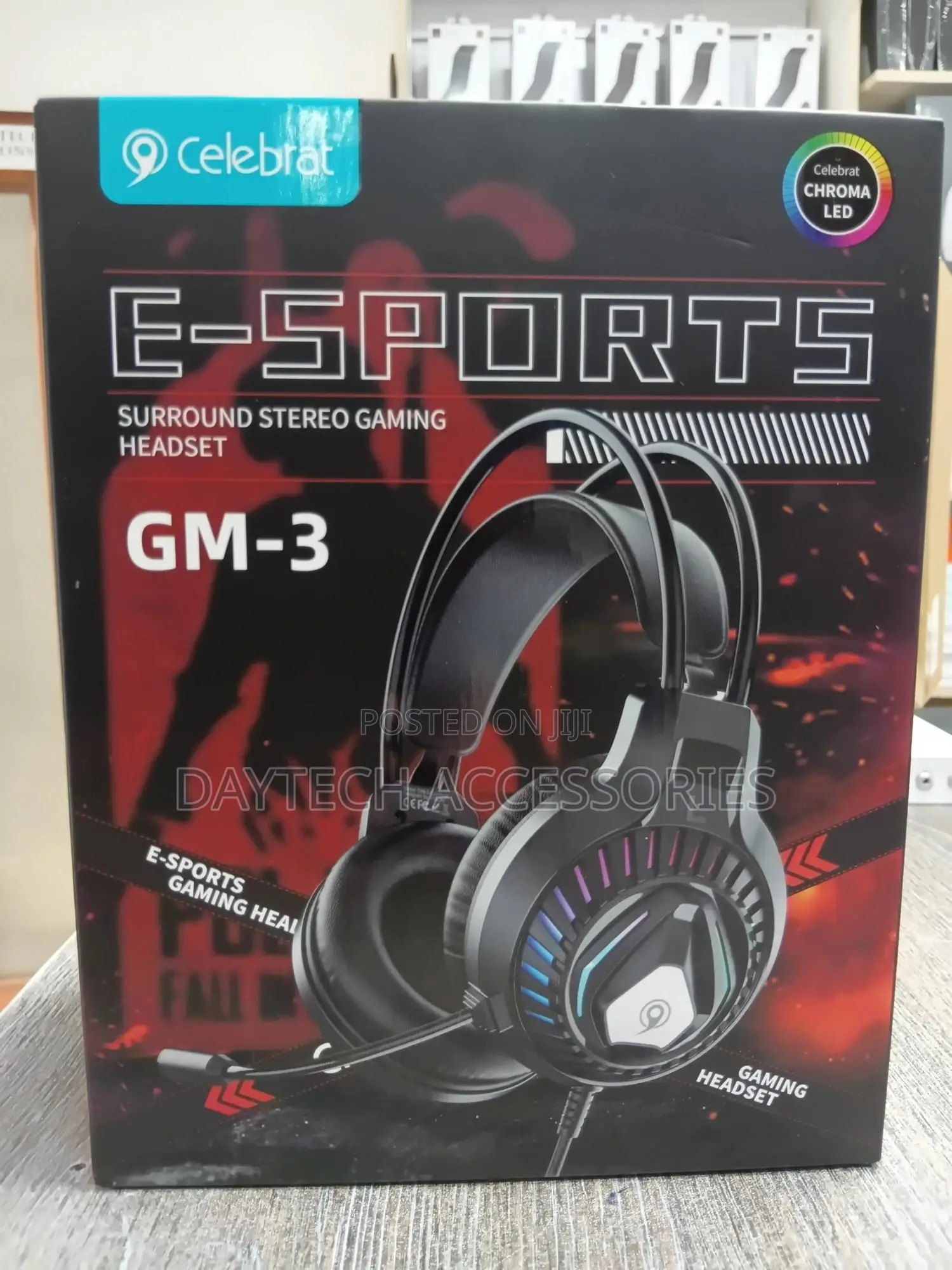 Celebrat Gm-3 Professional Gaming Headphone - Black
