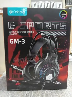 Celebrat Gm-3 Professional Gaming Headphone - Black
