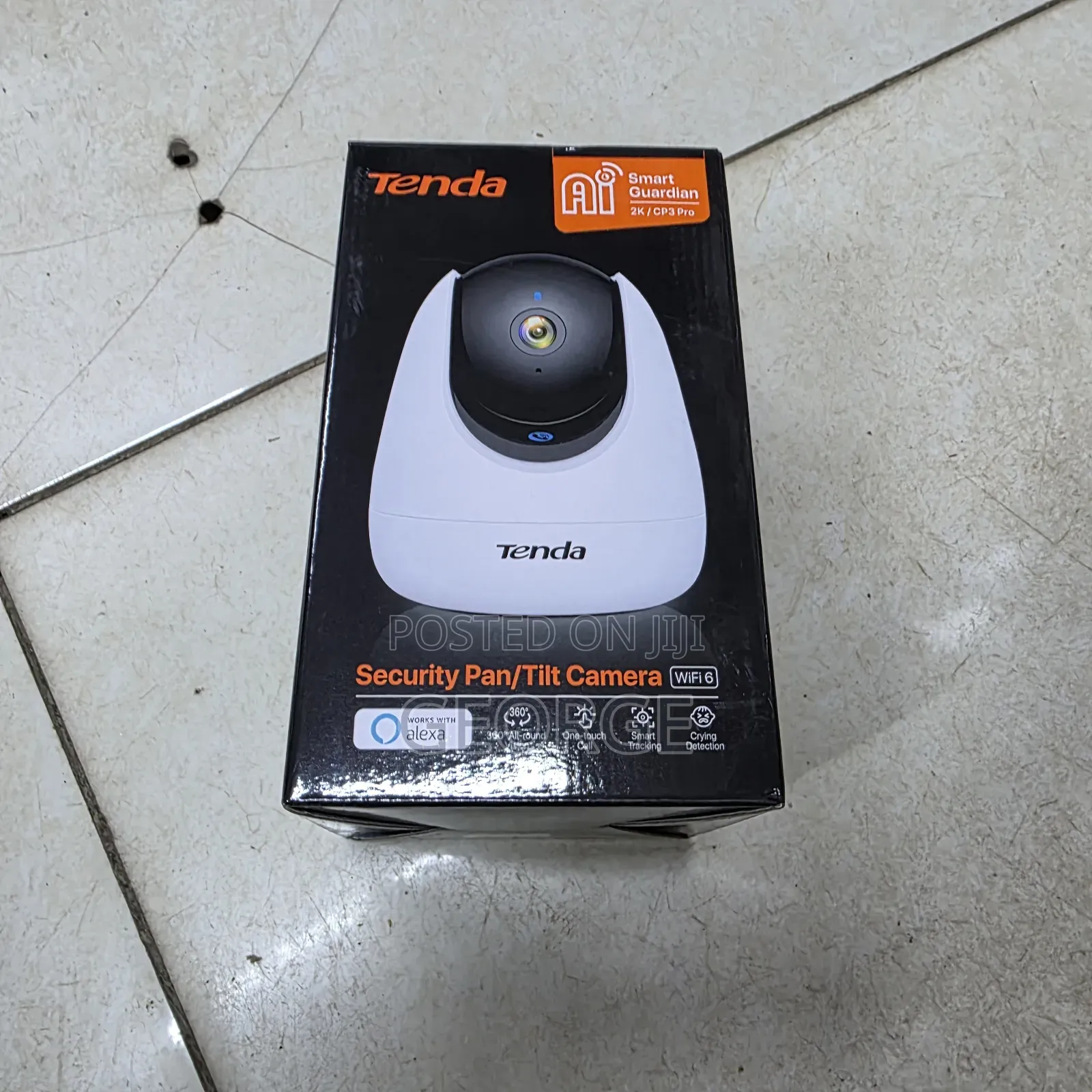 Tenda Cp3 Pro 3mp 360° Wifi Smart PTZ Camera With Ai Detection