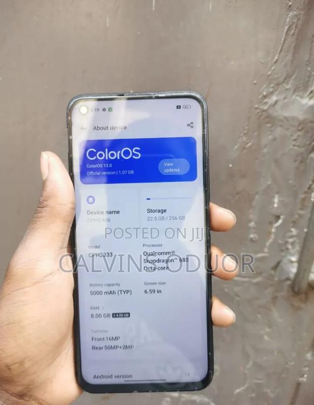Oppo A96 256 GB Black