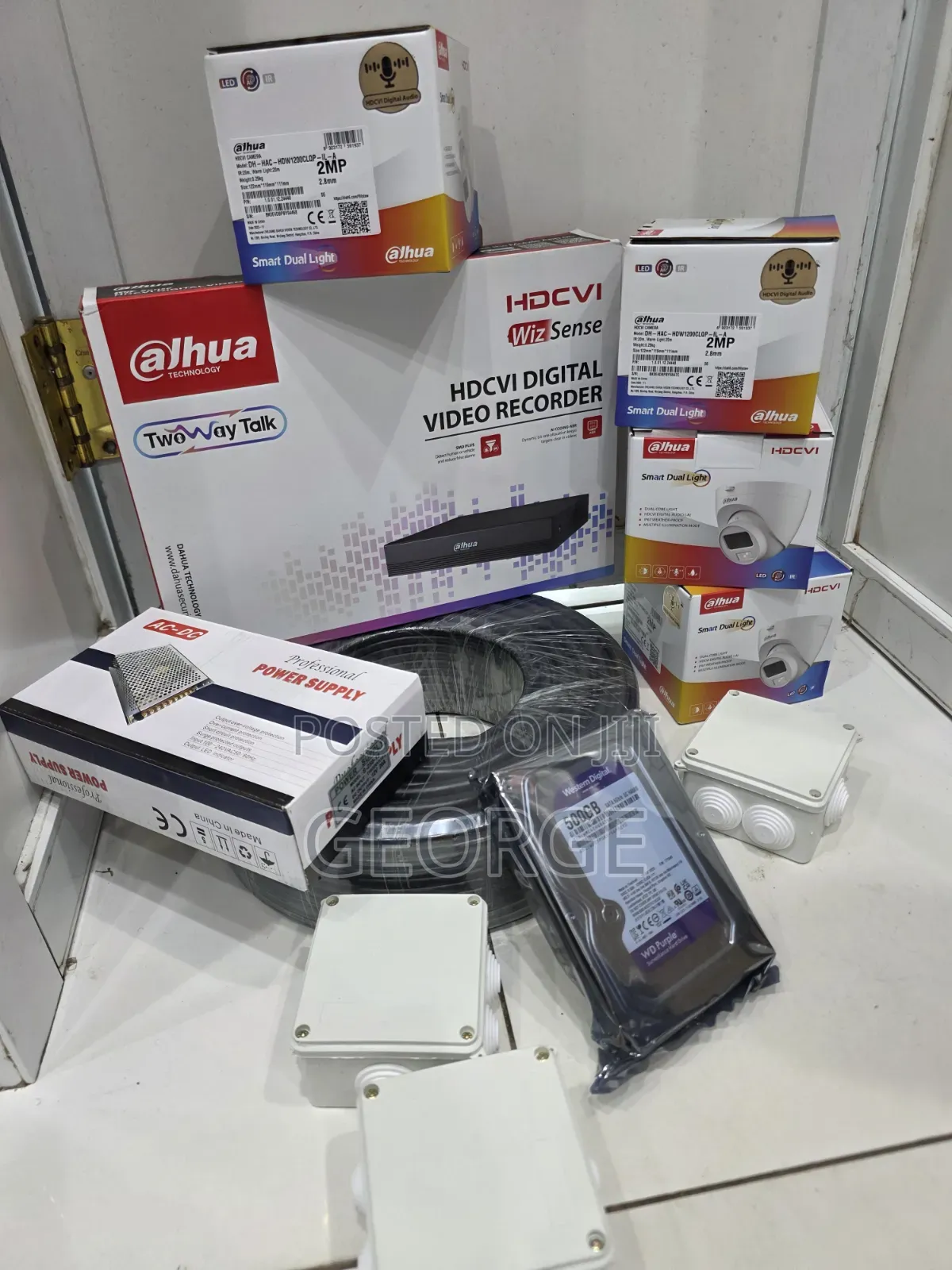 Dahua Smart Hybrid CCTV 4 Camera Kit