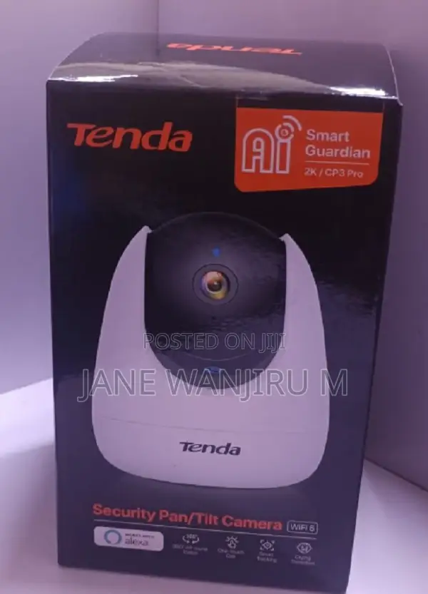 3mp Tenda Cp3 PTZ Wifi Smart Ai Camera Wit Call Button