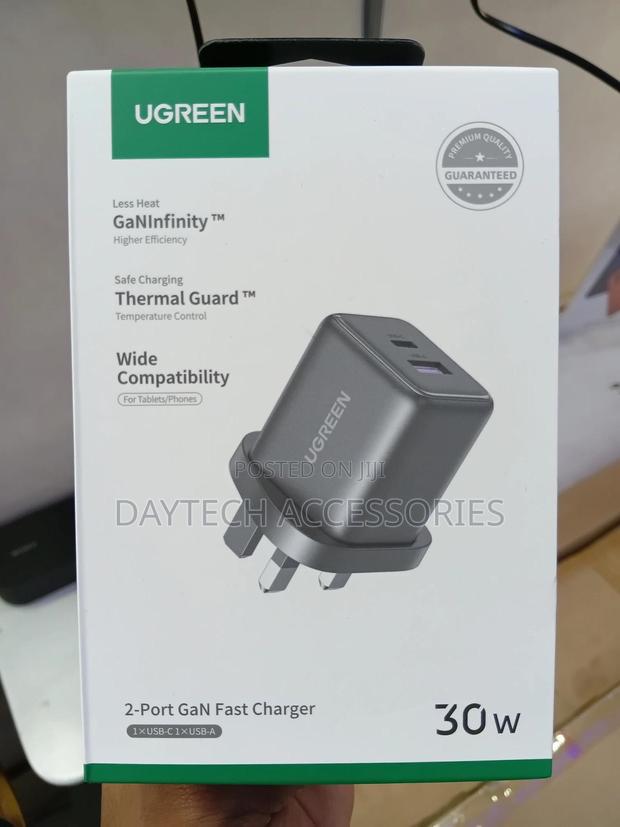 Ugreen 30w 2-Port Gan Fast Charger - X516 (65036)