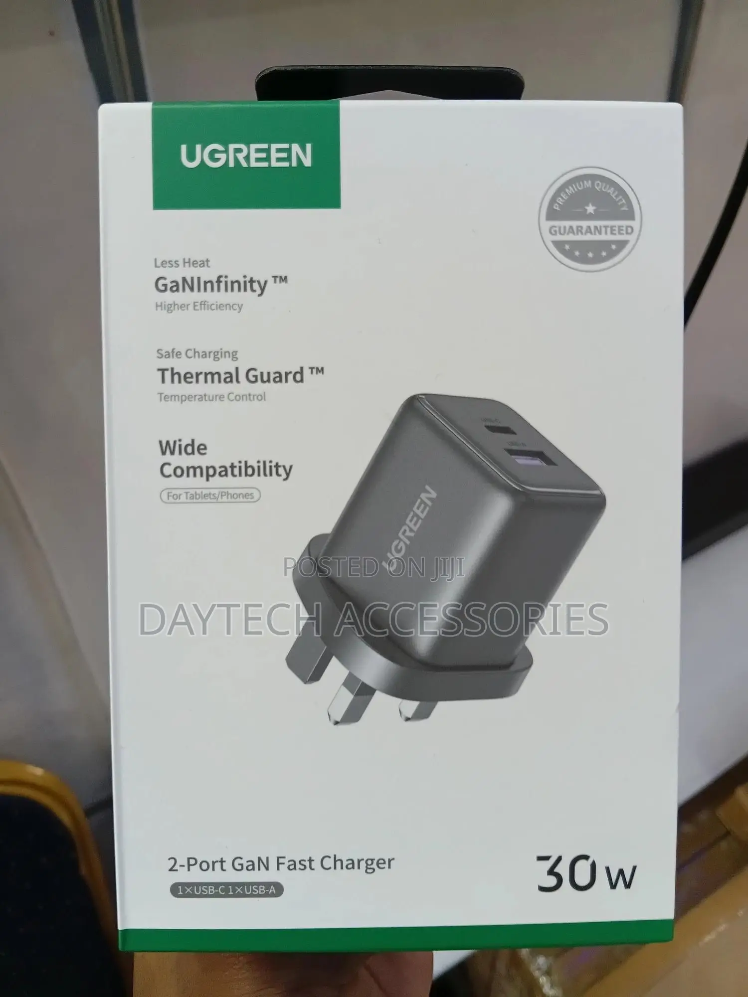 Ugreen 30w 2-Port Gan Fast Charger - X516 (65036)