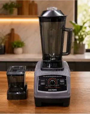 Ailyons Yt-8003 Blender 2 In 1 With Grinder Machine 2.0l Grey