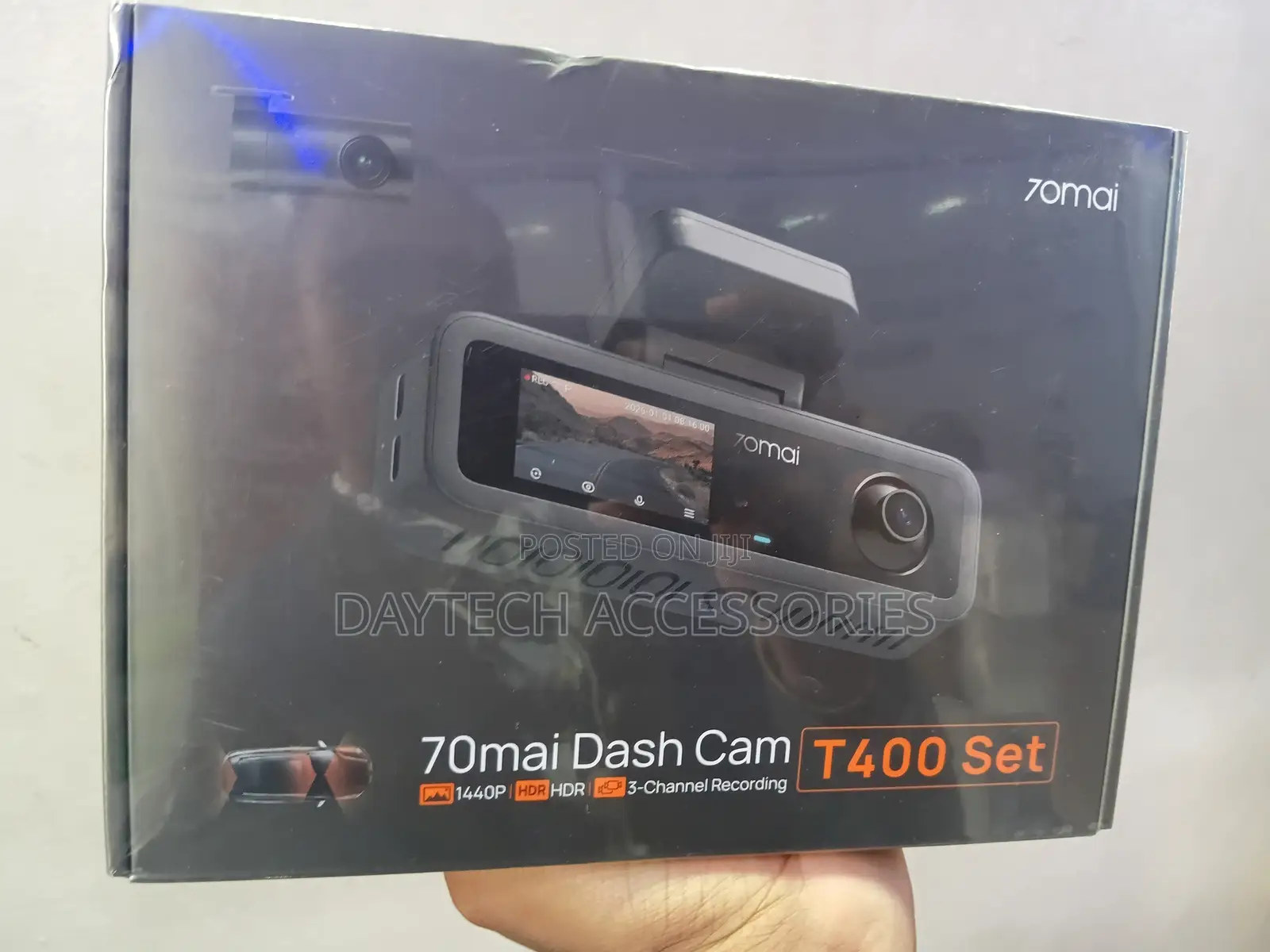 70mai T400 Set Three-Channel Dash Cam With GPS