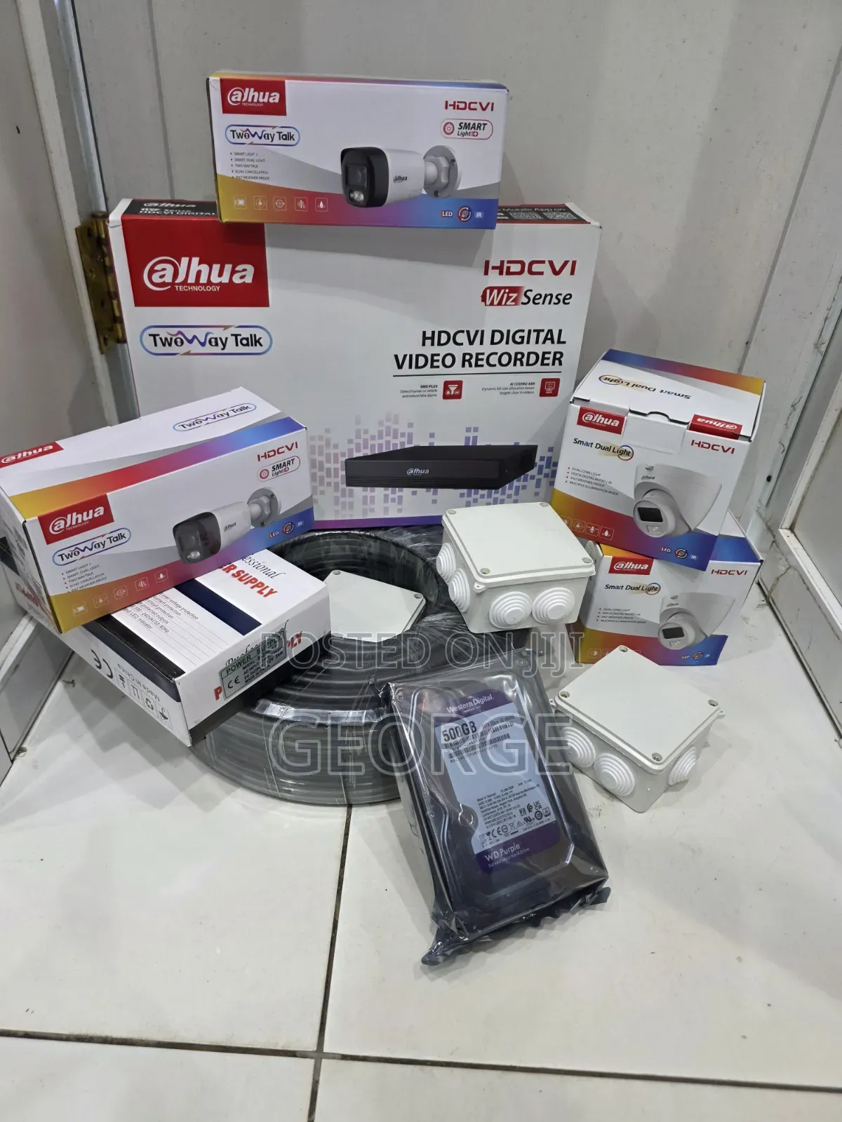 Dahua CCTV Smart Hybrid 4 Camera Complete Kit