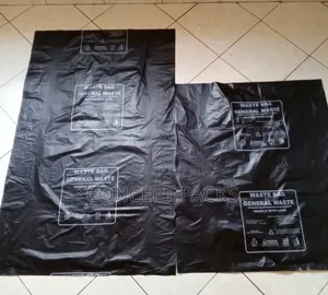 Black Large Household Garbage Bags 50pcs