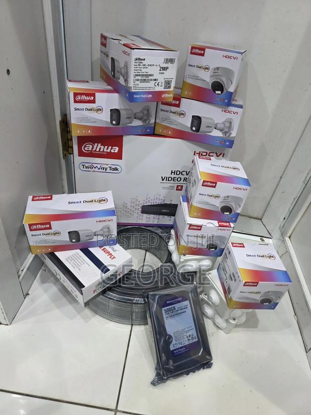 Dahua 8 Channel Smart Hybrid CCTV Complete Kit