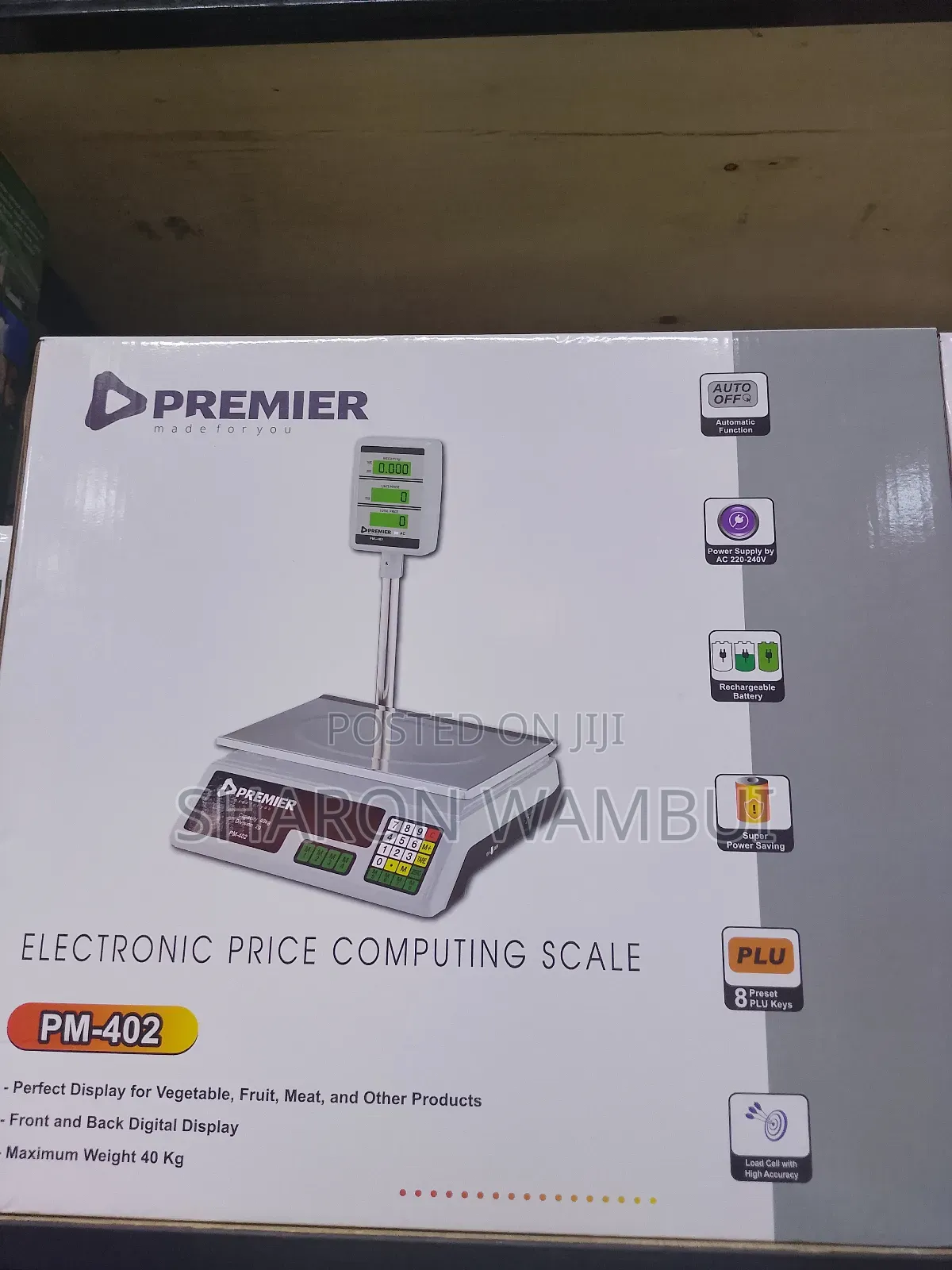 Premier Acs 40 Weighing Scale/Acs 40kg Weighing Scale