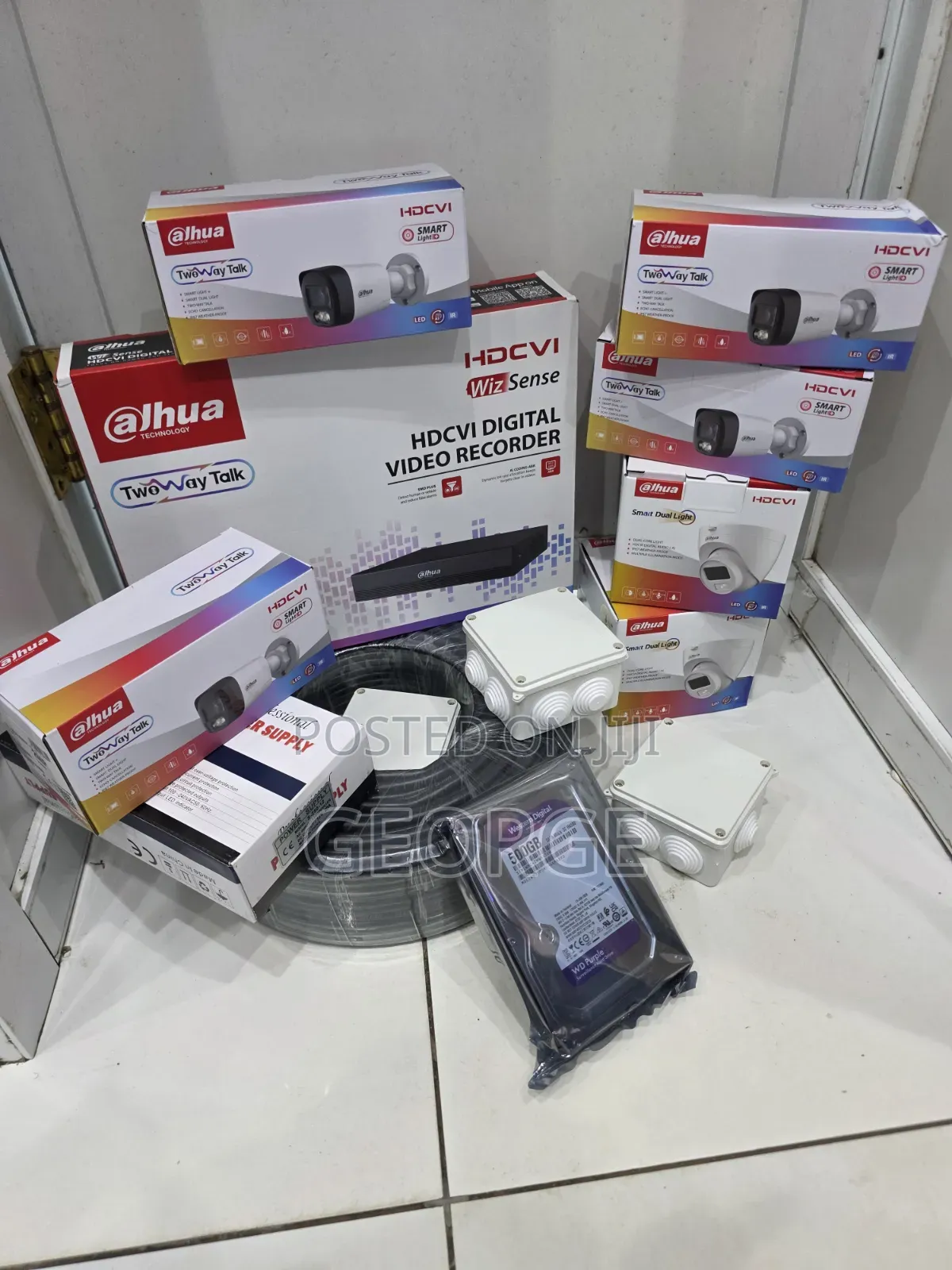 Dahua 8 Channel Smart Hybrid CCTV Complete Kit