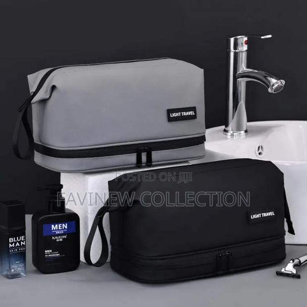 Double Layer Portable Travel Cosmetic Bag