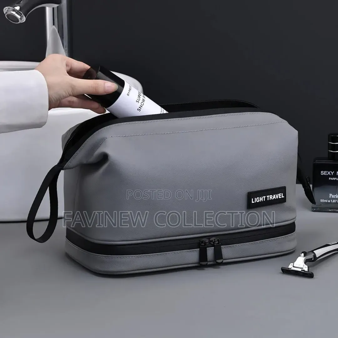 Double Layer Portable Travel Cosmetic Bag