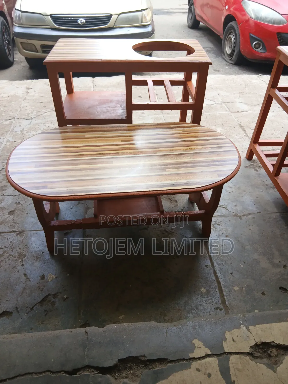 Combo Offer: Meza Ya Jikoni (Na Gas Hole) + Coffee Table