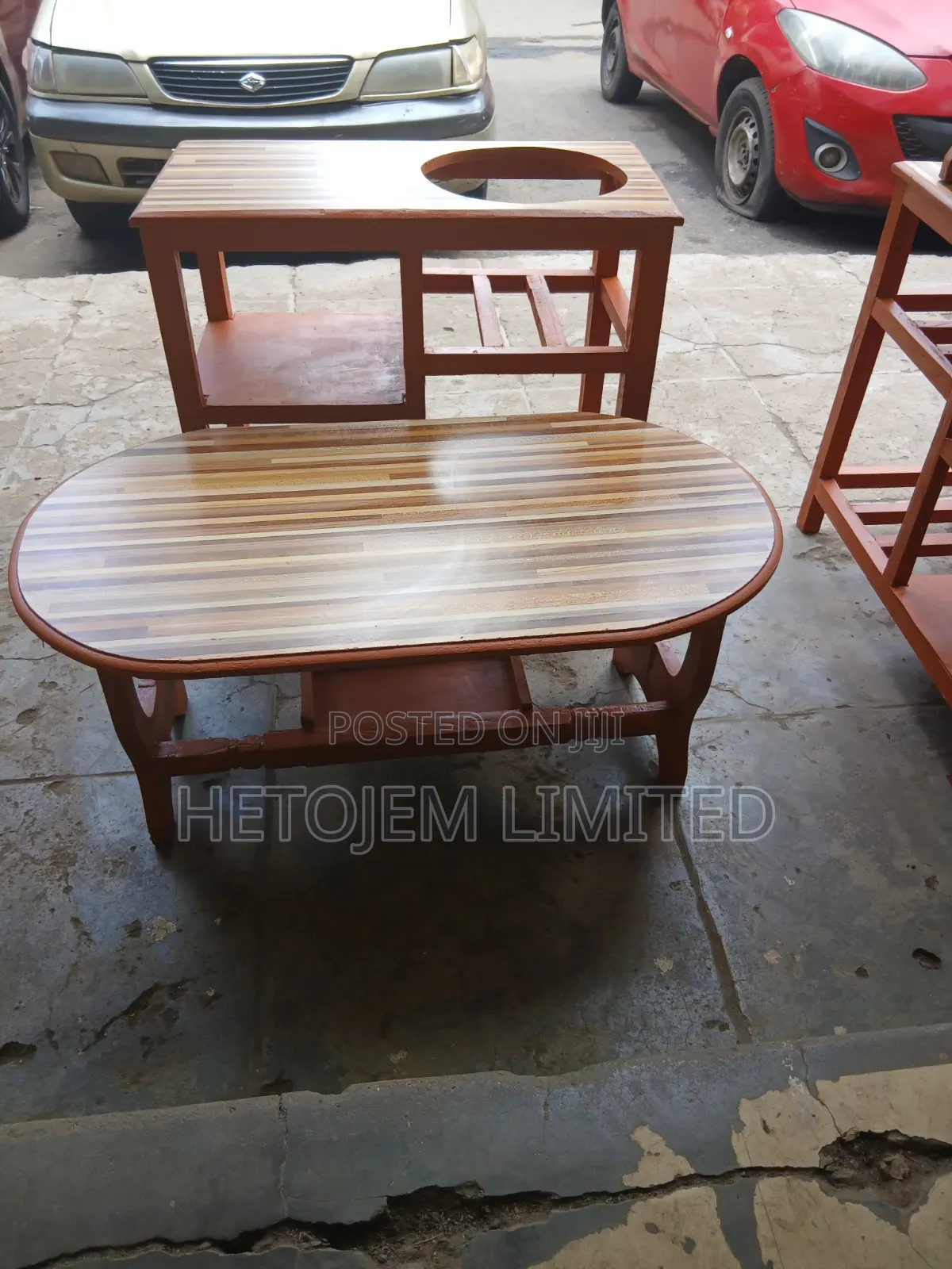 Combo Offer: Meza Ya Jikoni (Na Gas Hole) + Coffee Table