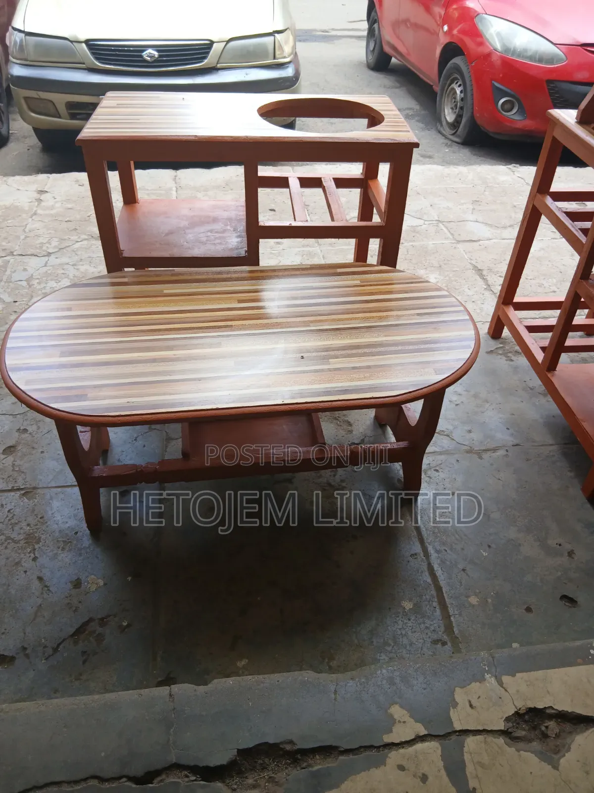 Combo Offer: Meza Ya Jikoni (Na Gas Hole) + Coffee Table