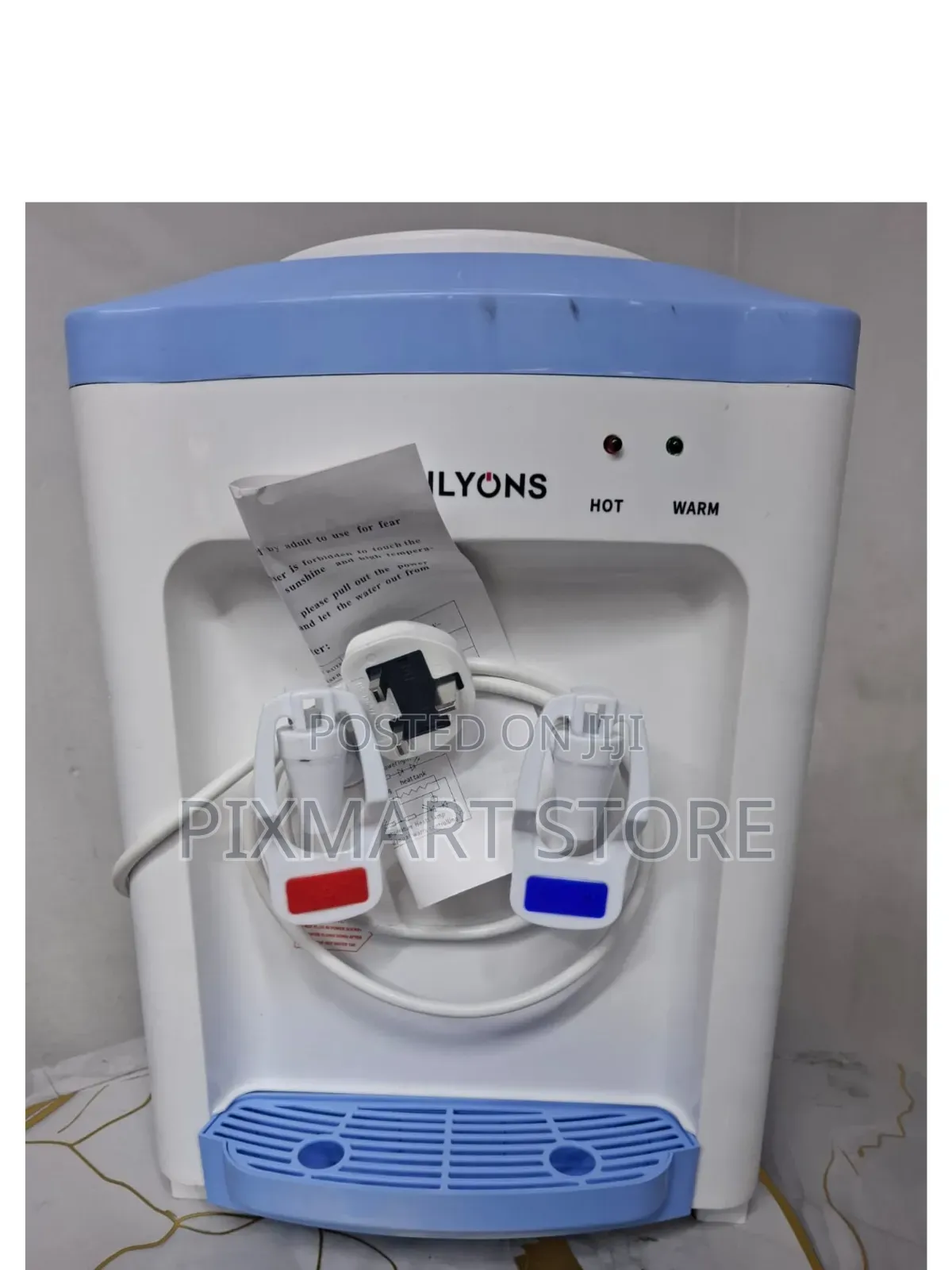 Table Top Water Dispenser (Hot Warm) – Space-Saving Design