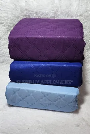 6×6 Quilted Mattress Protector – Breathable Elastic Fit