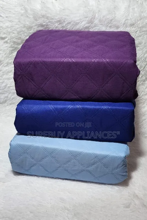 6×6 Quilted Mattress Protector – Breathable Elastic Fit