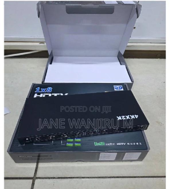 New 1x8 8 Way Ultra Hd 1080p Hdmi Splitter