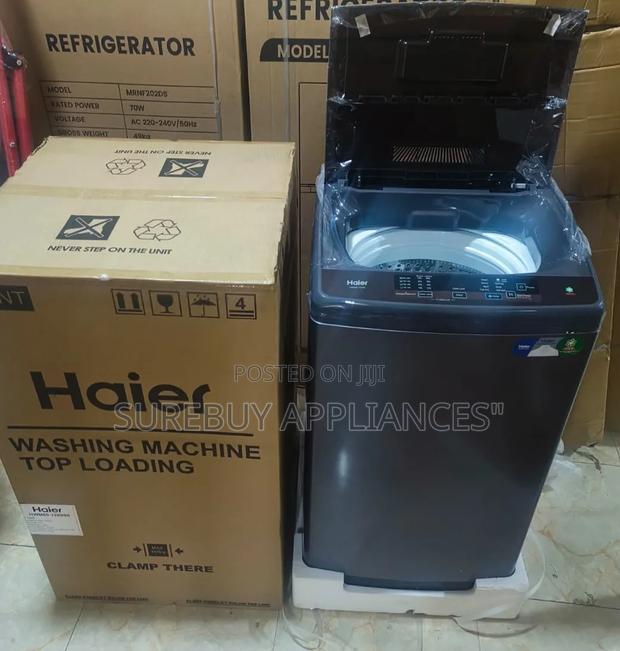Haier 8kg Fully Automatic Washing Machine – Energy Saving Top Load